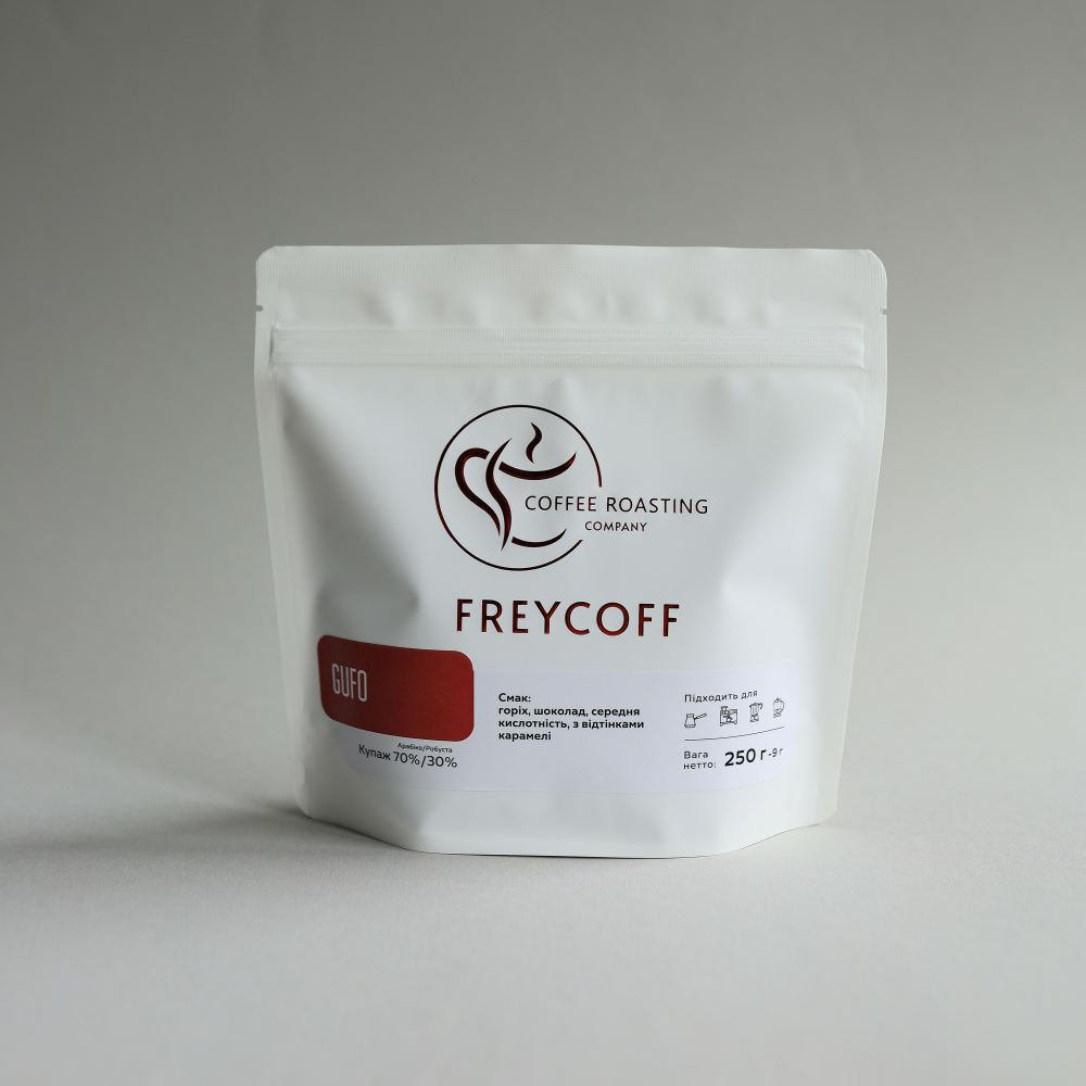 Кава купаж "GUFO" (арабіка 70%, робуста 30%)